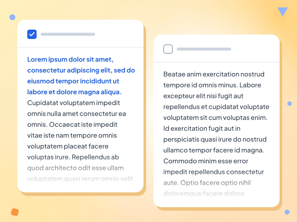 Lorem-ipsum-Text, der mit der klassischen Zeile Lorem ipsum dolor sit amet beginnt, neben komplett zufälligem lateinischem Text